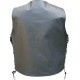 Мужской кожаный жилет с бесшовной спиной Buffalo Hide