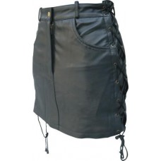 Женская прямая юбка из кожи Lambskin