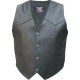 Классический кожаный мужской жилет Buffalo Hide