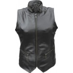Женский кожаный жилет с воротником Lambskin