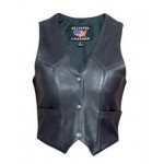Женский кожаный жилет Naked Cowhide